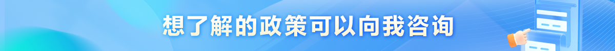 想了解的政策可以向我咨询